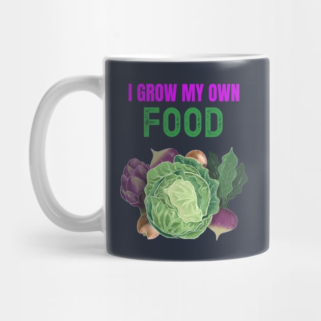 Grow Your Own Food Vintage Look by Feminist Foodie